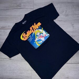Sailor Moon Graphic Short Sleeve Tee - Black